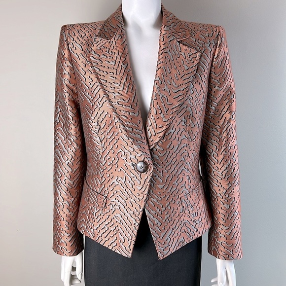 EMPORIO ARMANI • Animal Jacquard Jacket - Picture 7 of 14